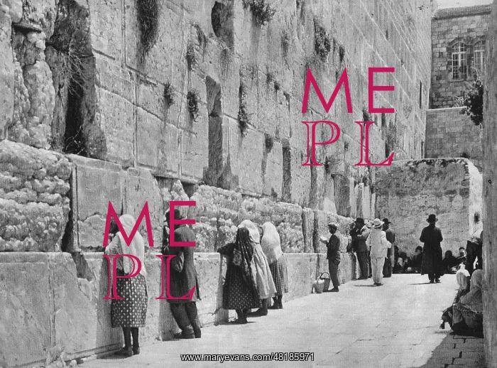 : Jews at the Wailing Wall, 1933 : Jews at the Wailing Wall, 1933