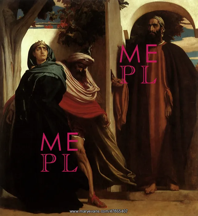 : Jezebel, Ahab and Elijah, by Leighton : Jezebel, Ahab and Elijah, by Leighton