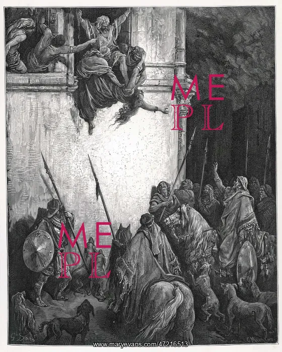 : JEZEBEL KILLED BY JEHU : JEZEBEL KILLED BY JEHU