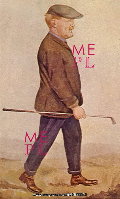  : J.H. Taylor with Club