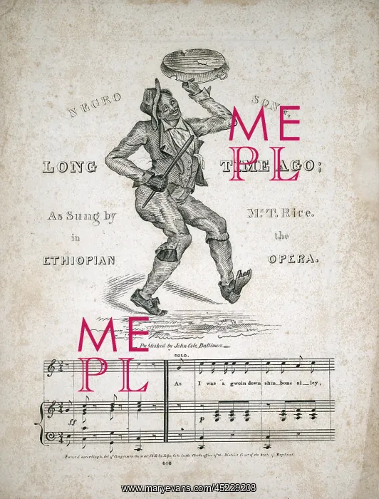 : Jim Crow. Sheet music for Long Time Ago, ? : Jim Crow. Sheet music for Long Time Ago, ?