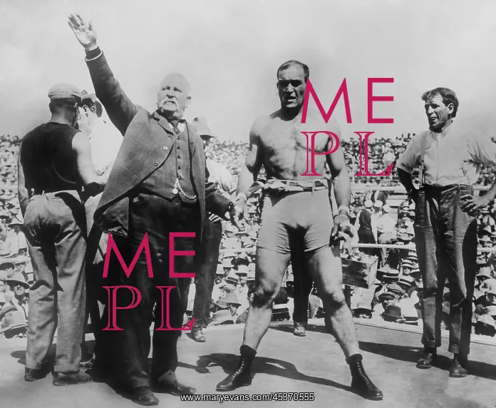 : Jim Jeffries is introduced by John L. Sullivan : Jim Jeffries is introduced by John L. Sullivan