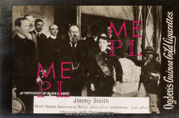: Jimmy Smith with the State Secretary Rentz : Jimmy Smith with the State Secretary Rentz
