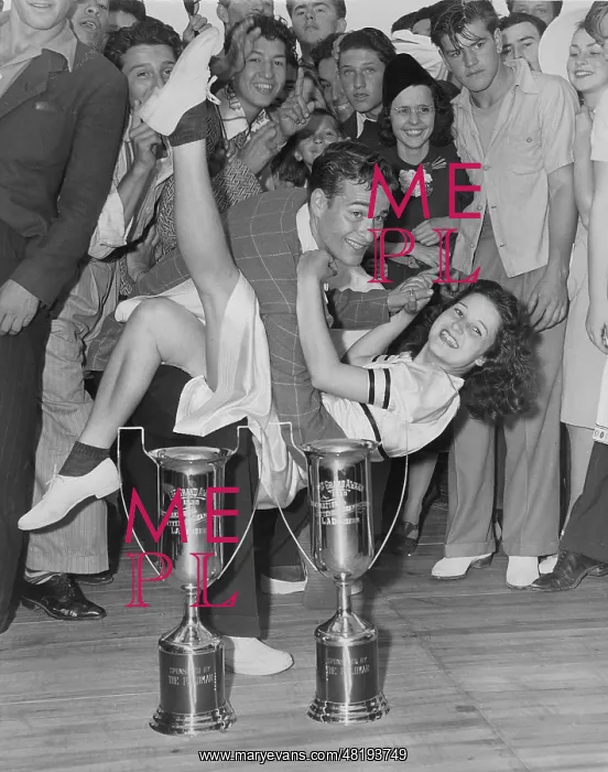 : Jitterbug contest in Los Angeles 1939 : Jitterbug contest in Los Angeles 1939