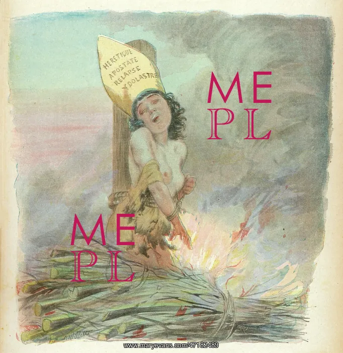: JOAN OF ARC BURNED : JOAN OF ARC BURNED