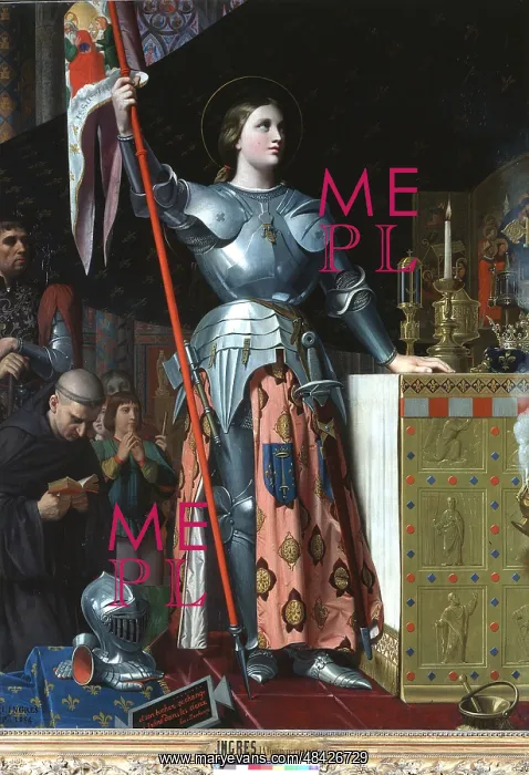 : Joan of Arc at the Coronation of Charles VII in : Joan of Arc at the Coronation of Charles VII in