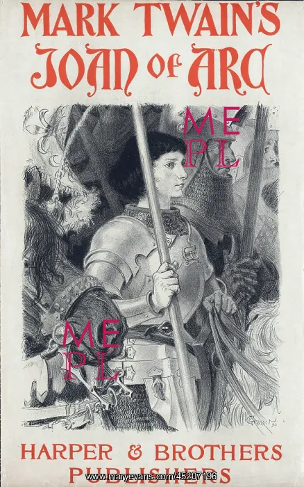 : Joan of Arc, by Mark Twain, illustration ? : Joan of Arc, by Mark Twain, illustration ?