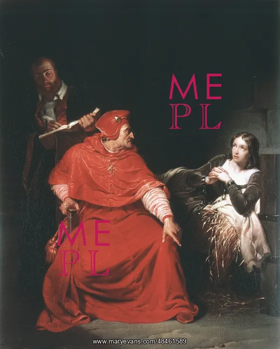  : Joan of Arc in Prison circa 1824: Hippolyte