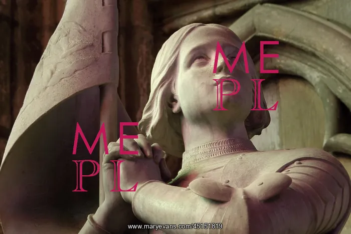  : Joan of Arc statue, Nevers Cathedral, Nevers