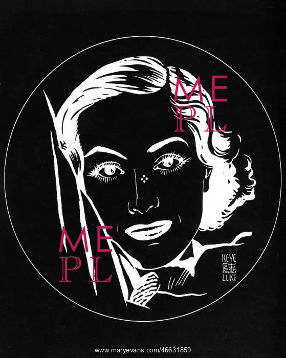 : Joan Crawford by Keye Luke : Joan Crawford by Keye Luke