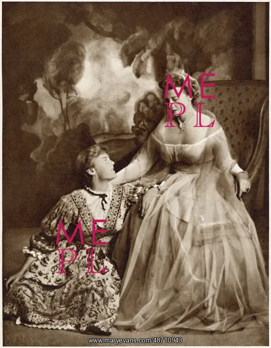 : Joan Maude and daughter by Yevonde : Joan Maude and daughter by Yevonde