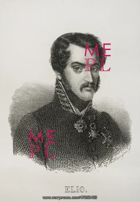 : Joaquin Elio y Ezpeleta (1806-1876). Spanish general carlist : Joaquin Elio y Ezpeleta (1806-1876). Spanish general carlist