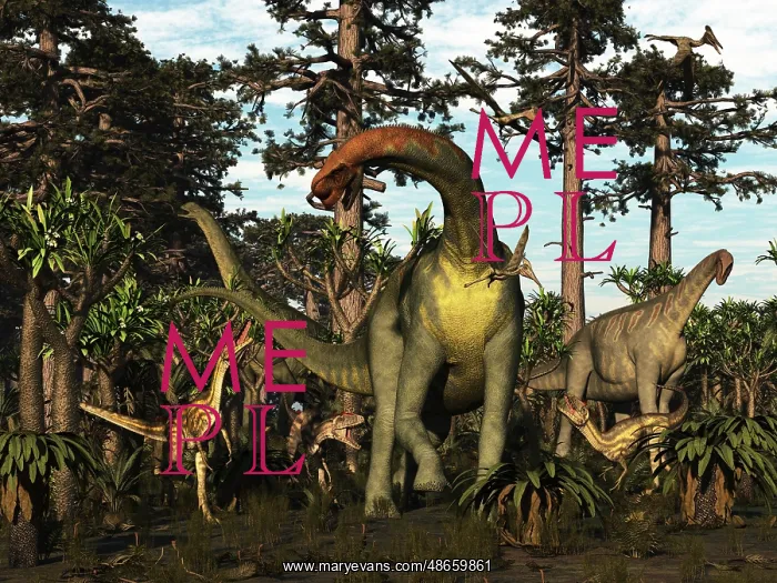  : Jobaria dinosaur is menaced by Afrovenators in