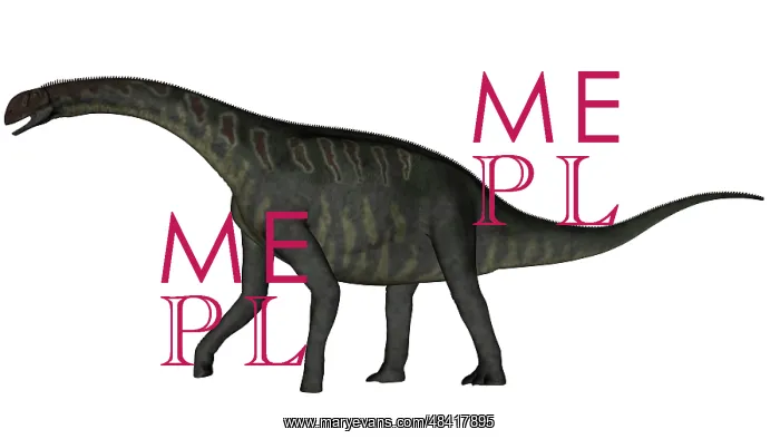 : Jobaria dinosaur on white background : Jobaria dinosaur on white background