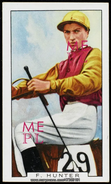 : Jockey - Fred Hunter 20th century : Jockey - Fred Hunter 20th century