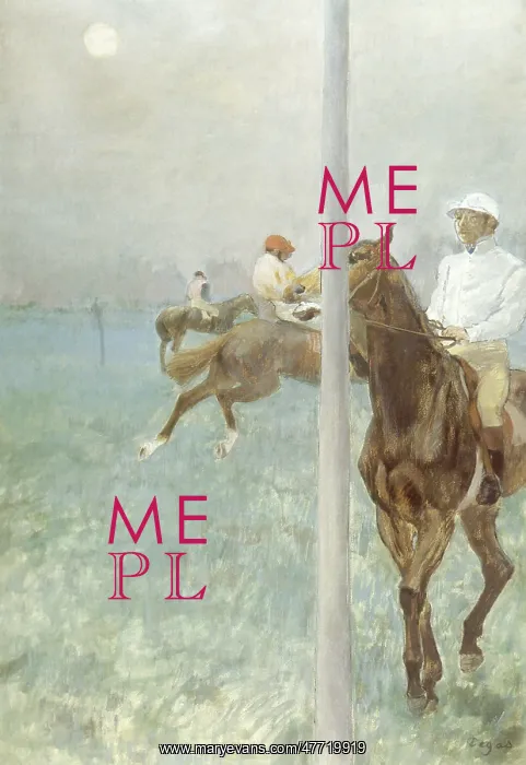  : Jockeys on Horse, by Degas
