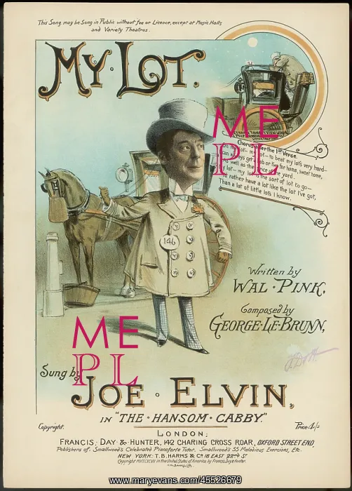 : JOE ELVIN AS A CABBY : JOE ELVIN AS A CABBY