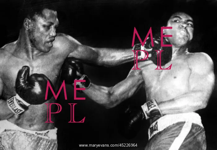 : Joe Frazier vs. Muhammad Ali in their first ? : Joe Frazier vs. Muhammad Ali in their first ?