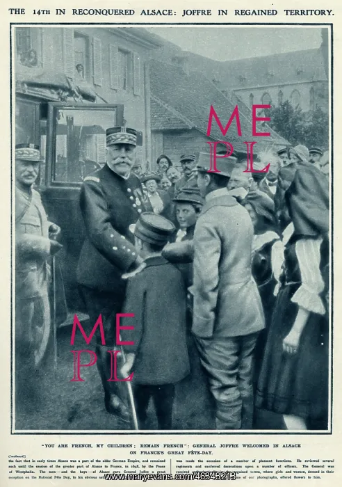 : Joffre in Alsace 1915 : Joffre in Alsace 1915