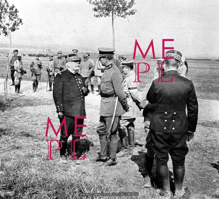 : Joffre and King Albert of Belgium : Joffre and King Albert of Belgium
