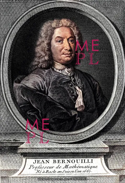 : Johann Bernouilli, Swiss mathematician : Johann Bernouilli, Swiss mathematician