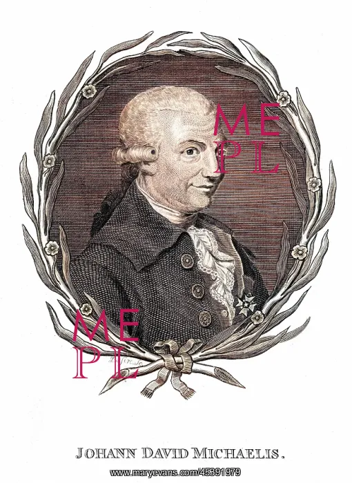 : JOHANN DAVID MICHAELIS : JOHANN DAVID MICHAELIS