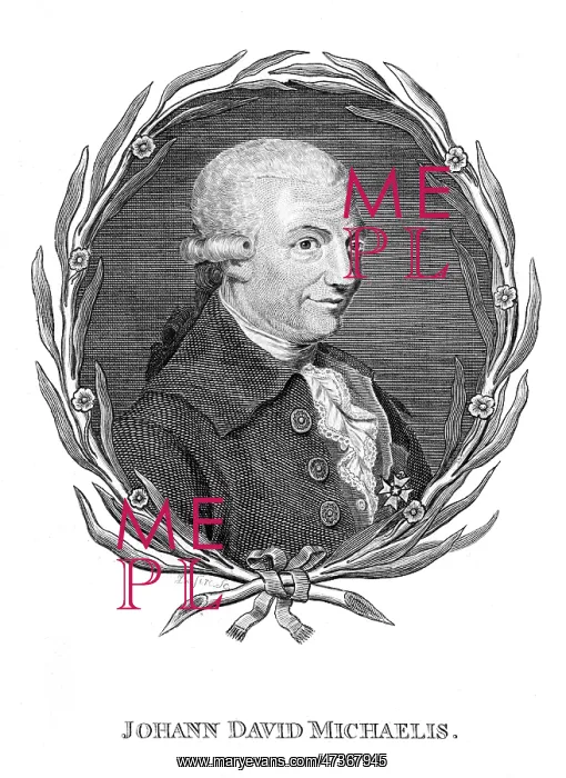 : JOHANN DAVID MICHAELIS : JOHANN DAVID MICHAELIS