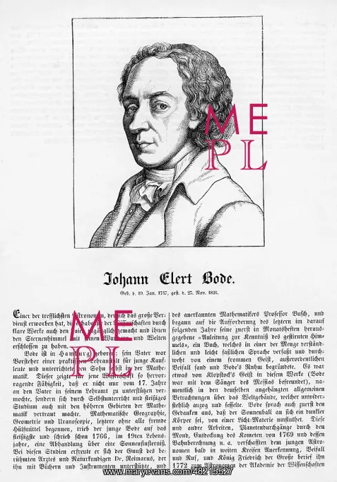 : Johann Elert Bode : Johann Elert Bode