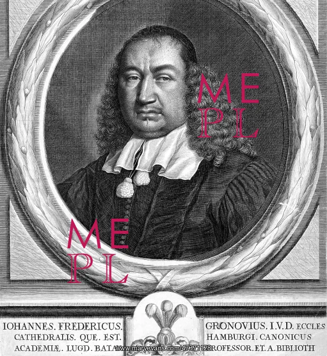 : JOHANN FR GRONOVIUS : JOHANN FR GRONOVIUS