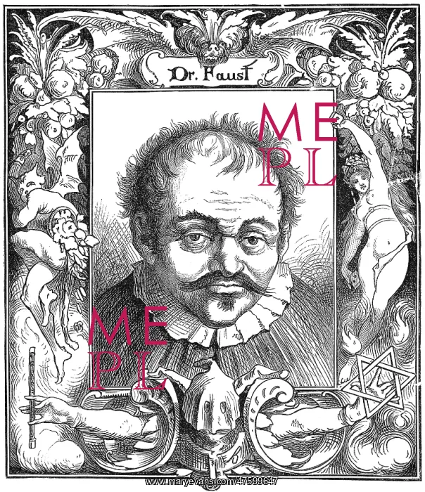 : Johann Georg Faust, German Alchemist : Johann Georg Faust, German Alchemist