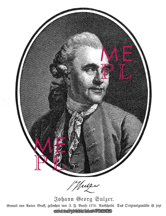 : JOHANN GEORG SULZER - 1 : JOHANN GEORG SULZER - 1