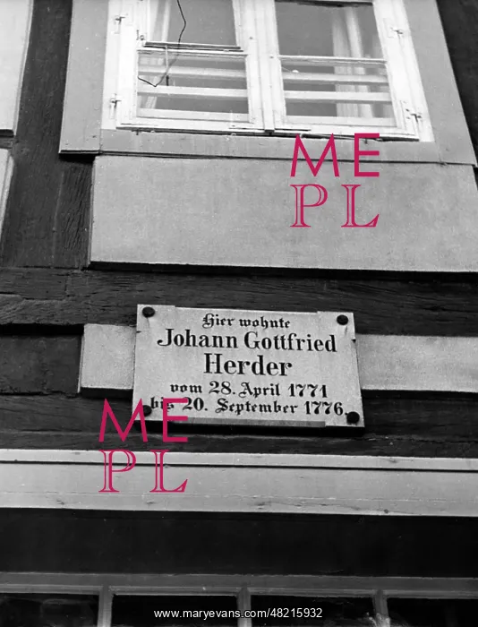 : Johann Gottfried Herder : Johann Gottfried Herder