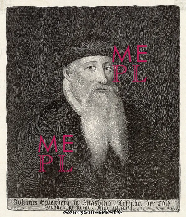 : JOHANN GUTENBERG : JOHANN GUTENBERG