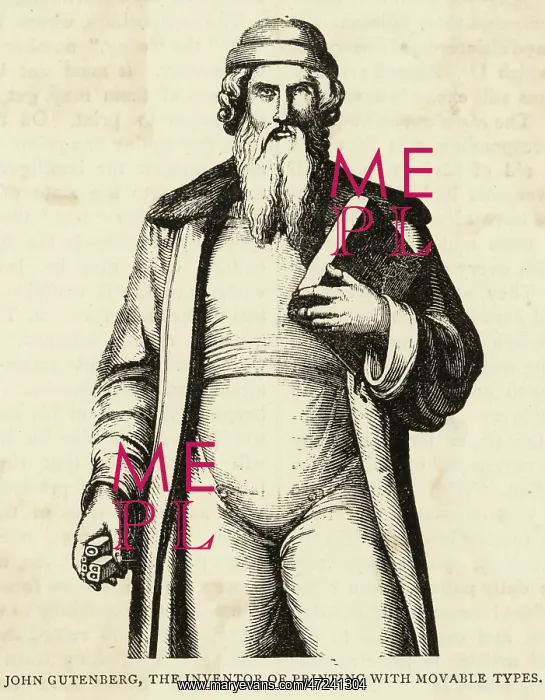 : JOHANN GUTENBERG : JOHANN GUTENBERG