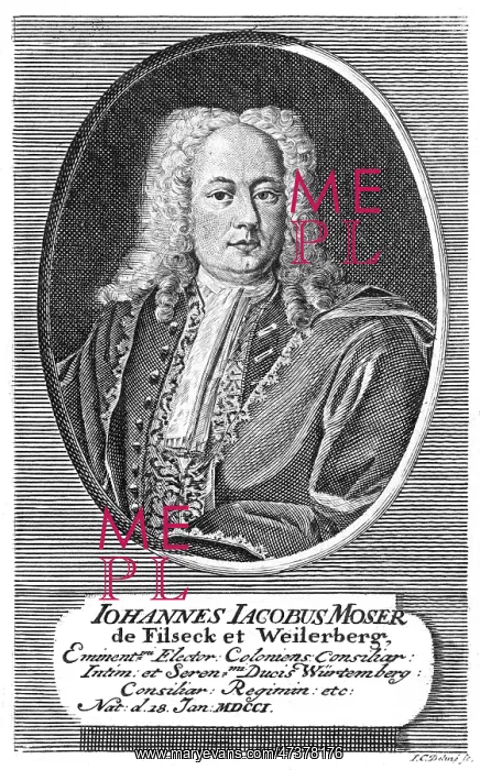 : JOHANN JACOB MOSER - 1 : JOHANN JACOB MOSER - 1