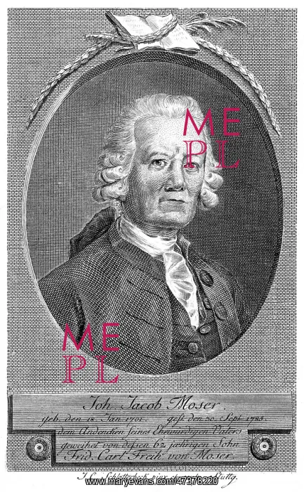 : JOHANN JACOB MOSER - 2 : JOHANN JACOB MOSER - 2