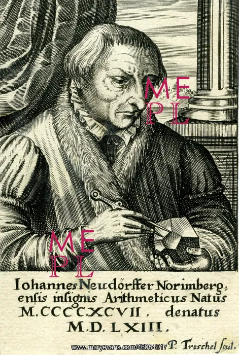 : Johann Neudorffer, the Elder : Johann Neudorffer, the Elder