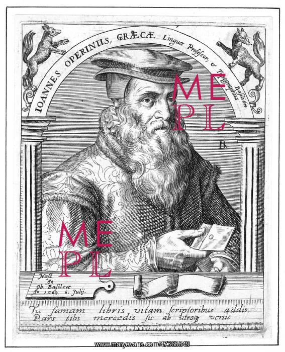 : JOHANN OPERINUS : JOHANN OPERINUS