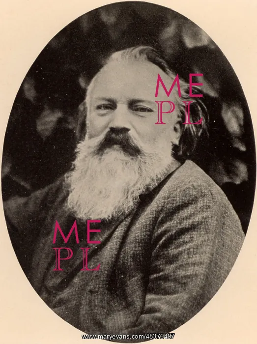 : Johannes Brahms (1833-1897) German composer : Johannes Brahms (1833-1897) German composer