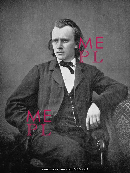 : Johannes Brahms, 1870 : Johannes Brahms, 1870