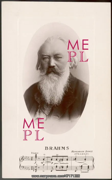 : Johannes Brahms, German composer : Johannes Brahms, German composer
