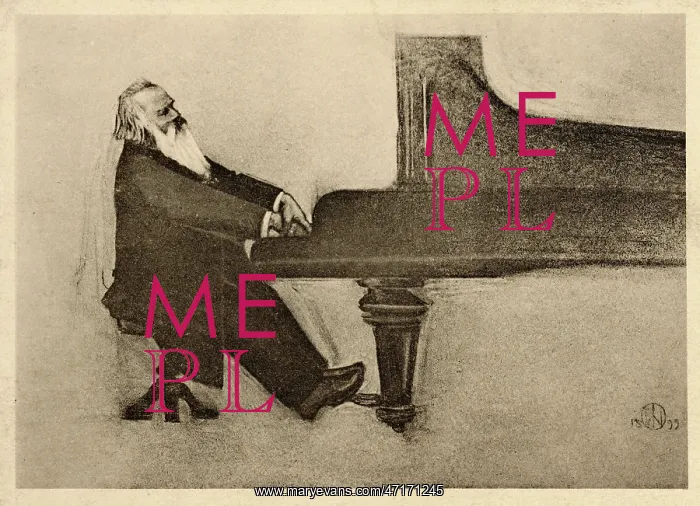 : Johannes Brahms, German composer : Johannes Brahms, German composer