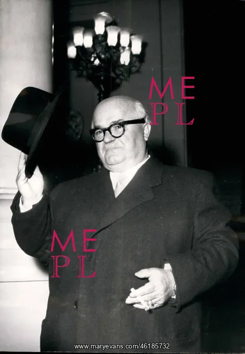 : Johannes Hoffman, Sarre PM, in Paris : Johannes Hoffman, Sarre PM, in Paris