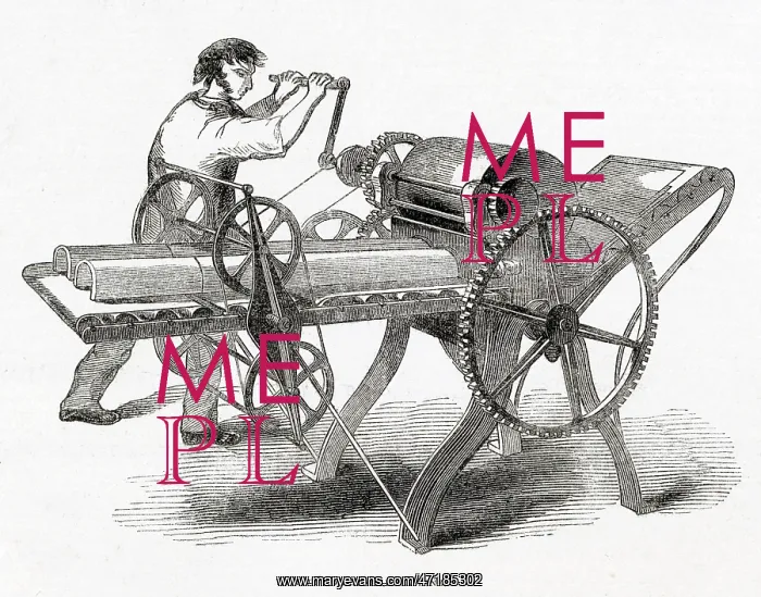 : John Ainslie's tile machine 1846 : John Ainslie's tile machine 1846