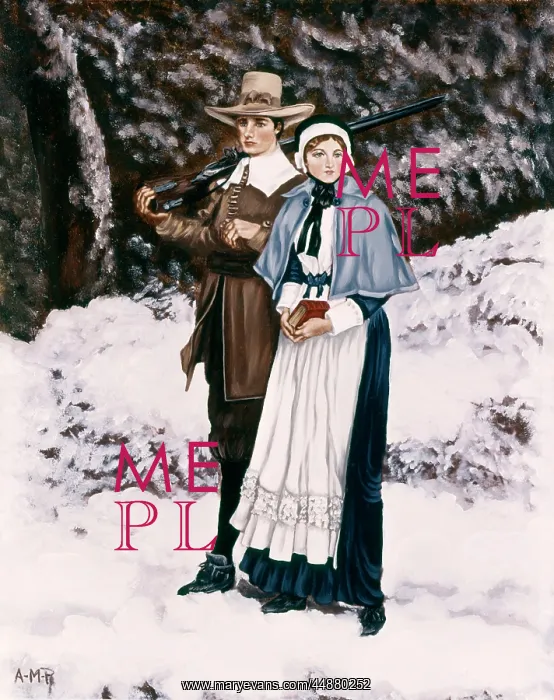  : John Alden And Priscilla Going