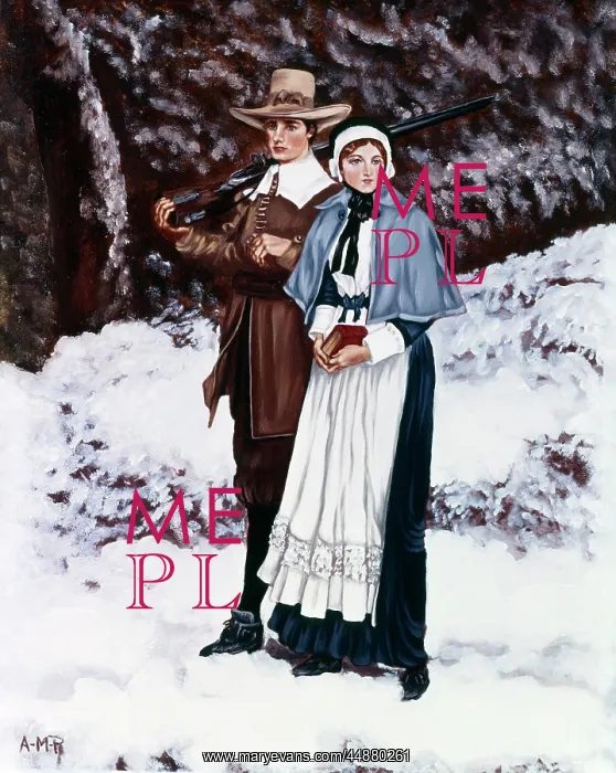  : John Alden & Priscilla Going To