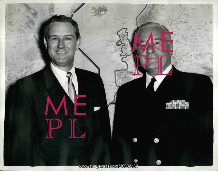 : John B Connally and Admiral Smith at press conference : John B Connally and Admiral Smith at press conference