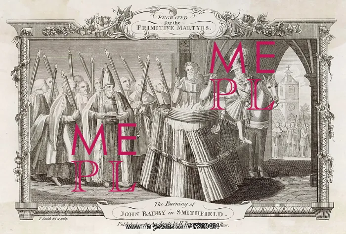 : JOHN BADBY BURNT : JOHN BADBY BURNT