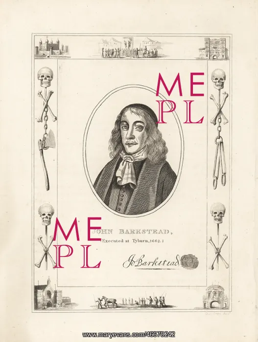 : John Bankstead, executed at Tyburn 1662 : John Bankstead, executed at Tyburn 1662