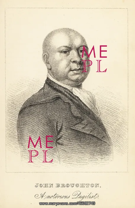 : John Broughton, famous 18th century boxer : John Broughton, famous 18th century boxer